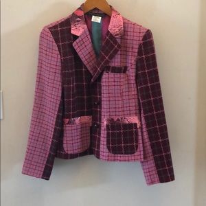 Harve Bernard Snakeskin Blazer